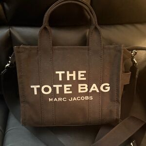 Marc Jacobs Black Canvas Tote Bag- sz small